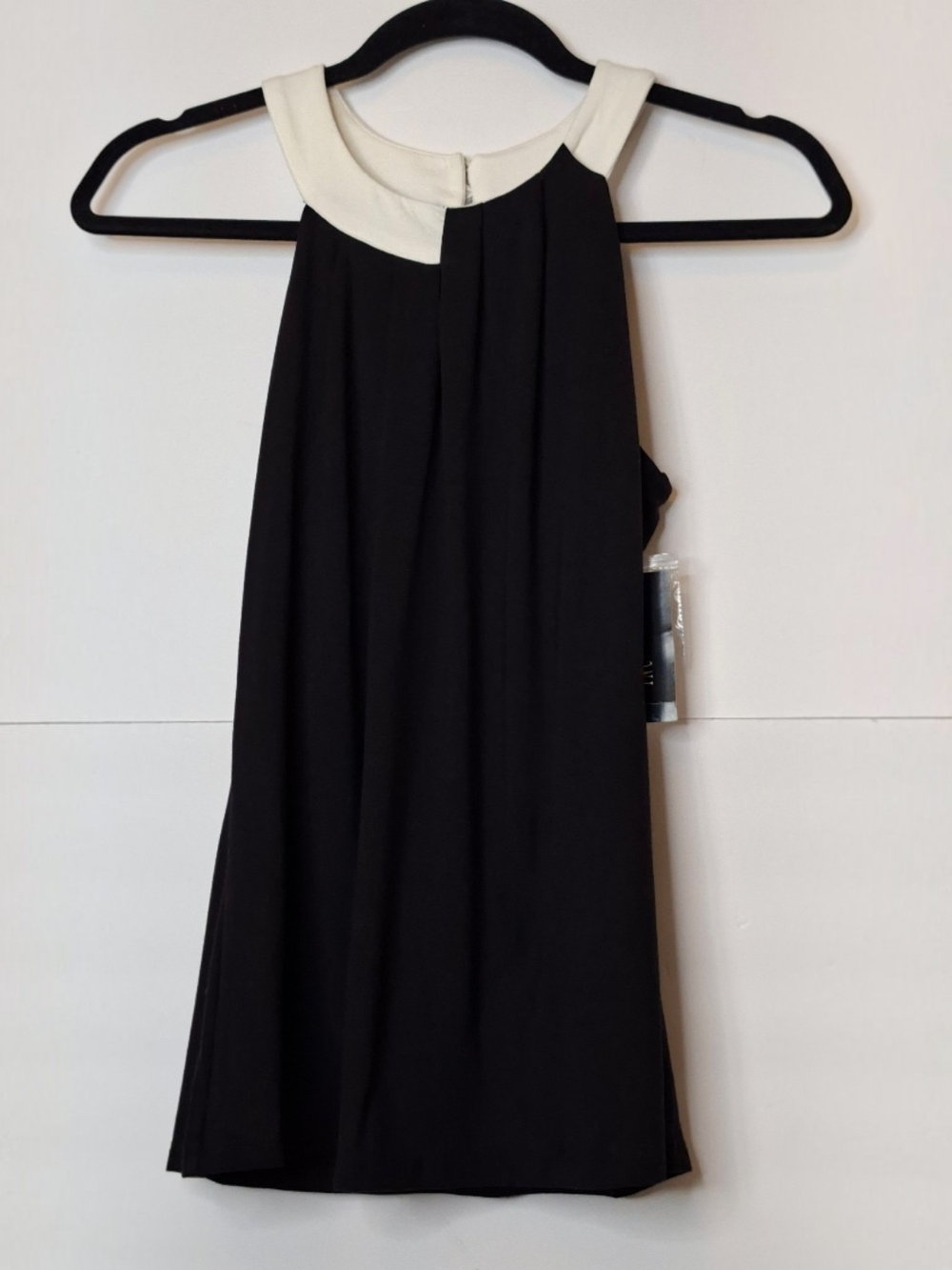 I.N.C. Sleeveless Colorblock Halter Blouse